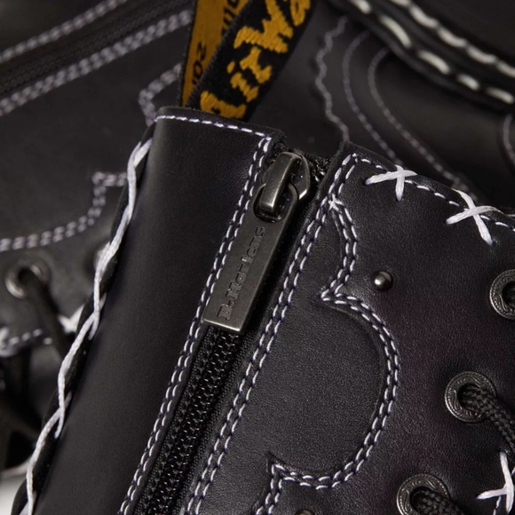 Dr. Martens Men\'s Jadon Hi LIMITED EDITION x Gothic Americana Black Wanama RARE! main image 11